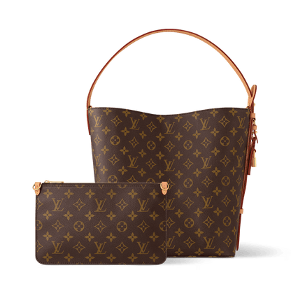 All In GM Monogram Coated Canvas Gold-Toned Hardware