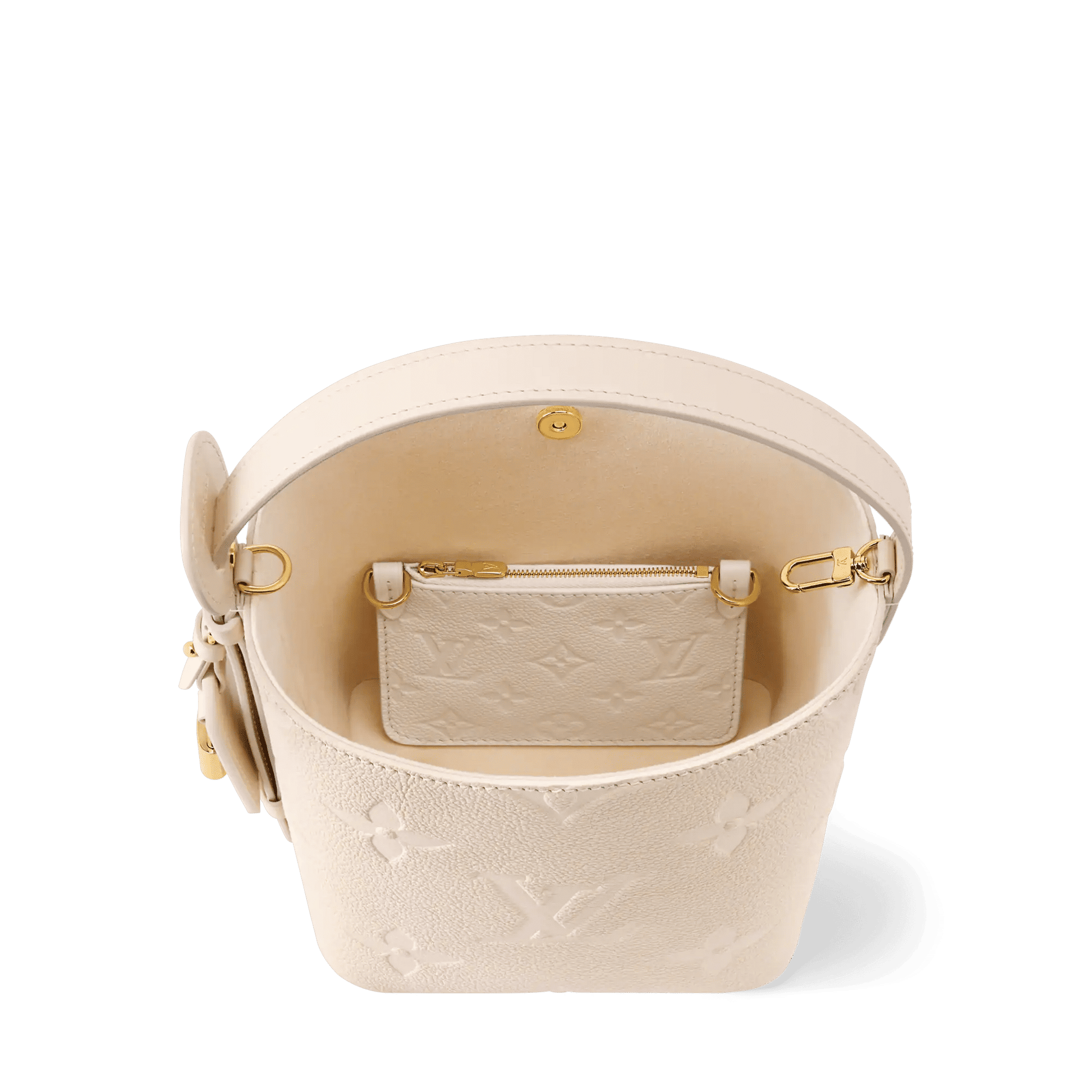 Women's All In BB Cream Monogram Empreinte Leather Handbag