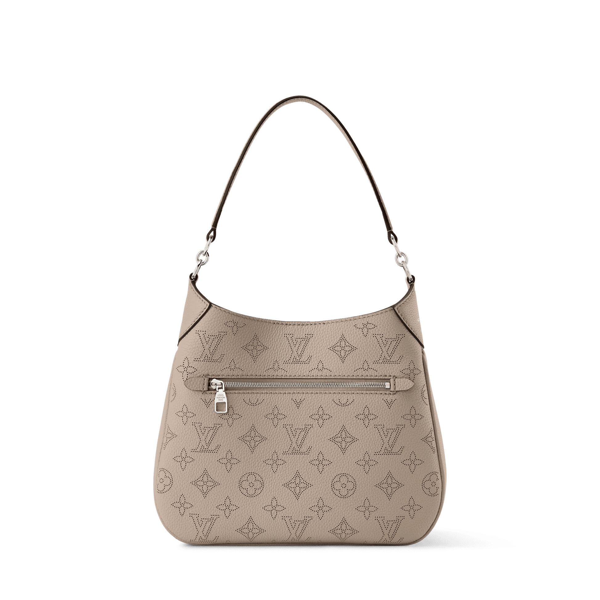 Women's All Around PM Galet Perforated Mahina Calfskin Leather Tote Bag M27336