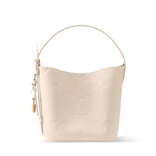 All In BB Monogram Empreinte Leather Crème Gold-Toned Hardware
