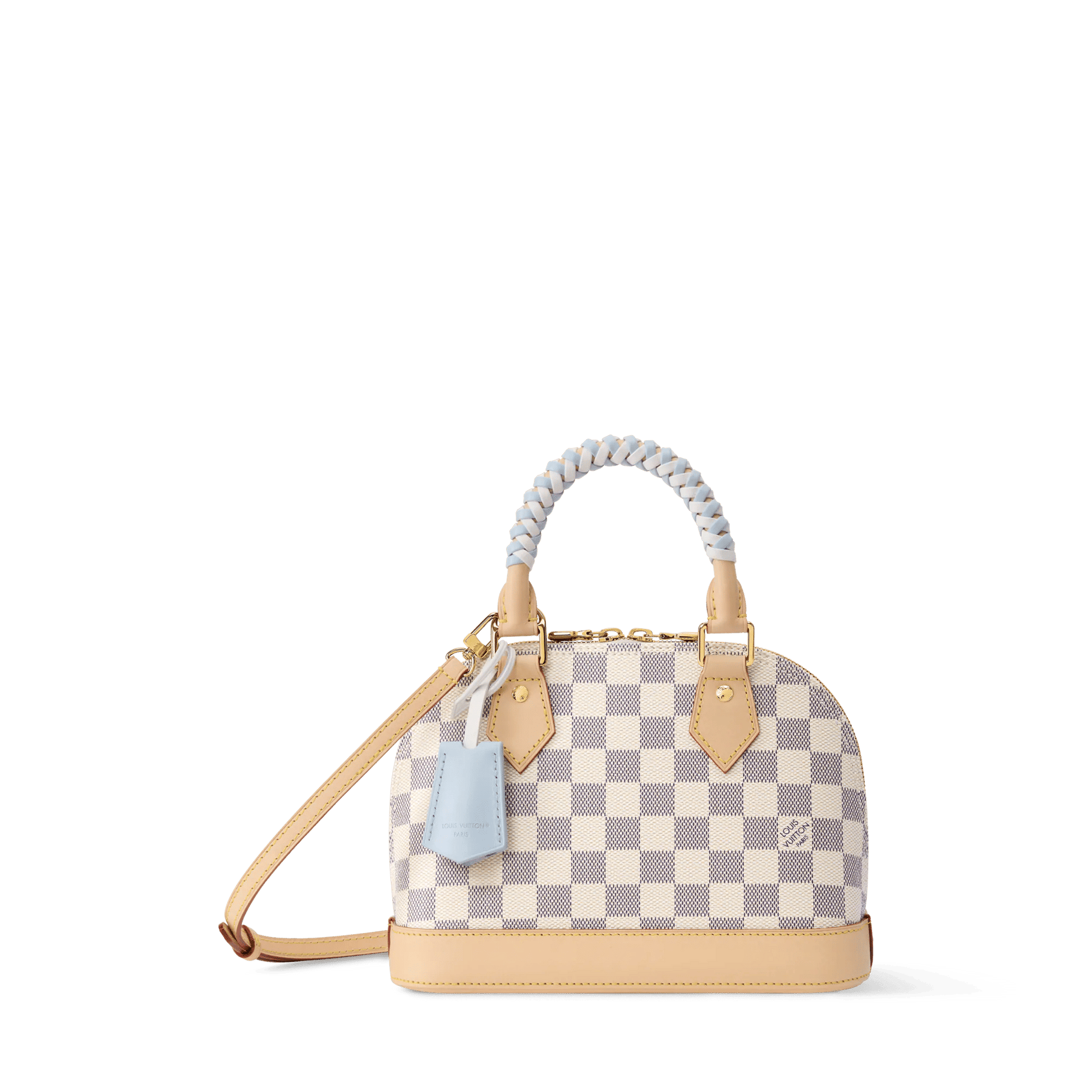 Women's Alma BB Damier Azur Bleu Olympe Coated Canvas Handbag N40902