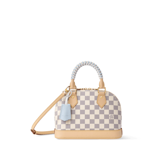 Women's Alma BB Damier Azur Bleu Olympe Coated Canvas Handbag N40902