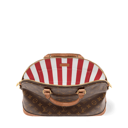 Women's Alma MM Soft Celebration Monogram Coated Canvas Tote Bag N30049
