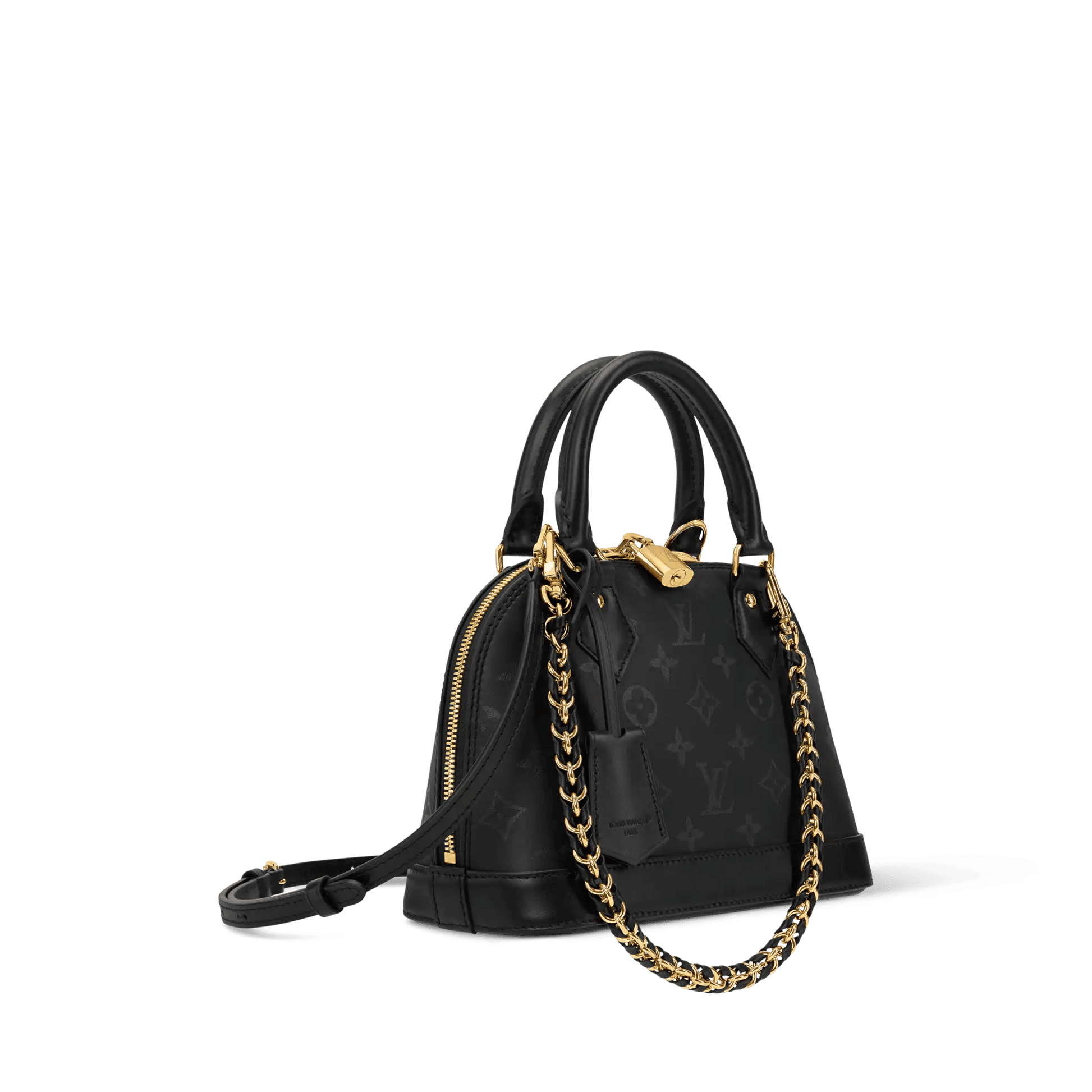 Women's Alma BB Monogram Ink Boldly Black