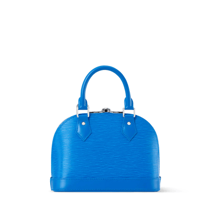 Women's Alma BB Ocean Blue Epi Leather Handbag
