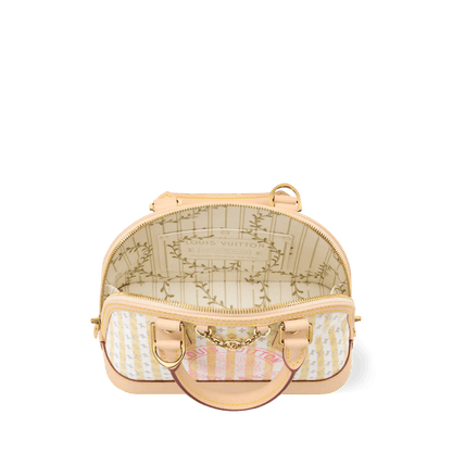 Women's Alma BB LV Stamp Banana Monogram Canvas Nano Bag