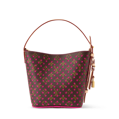 All In BB Monogram Perfo Canvas Pop Crush Gold-Toned Hardware