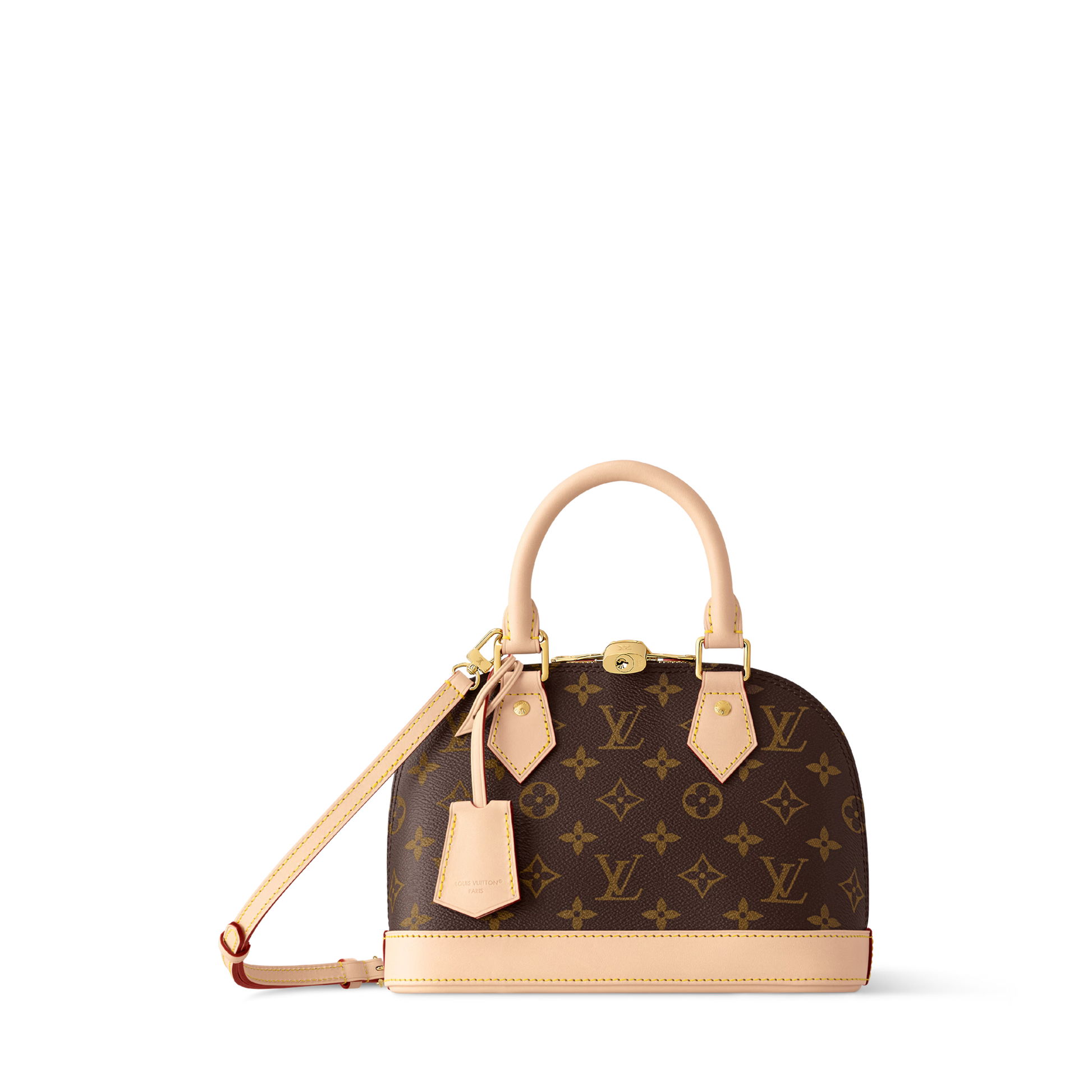 Alma BB Monogram Coated Canvas Gold-Toned Hardware