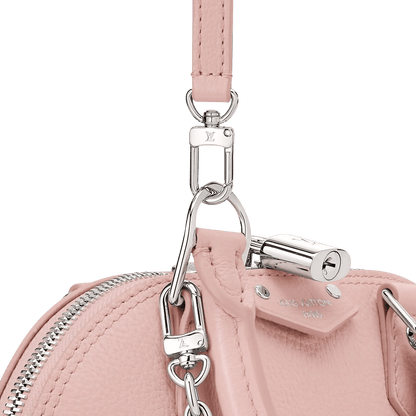 Women's Alma Trunk BB Petal Pink Calfskin Leather Crossbody Bag