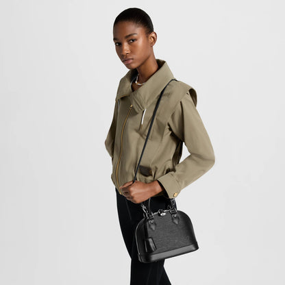 Women's Alma BB Black Epi Leather Crossbody Bag M24645