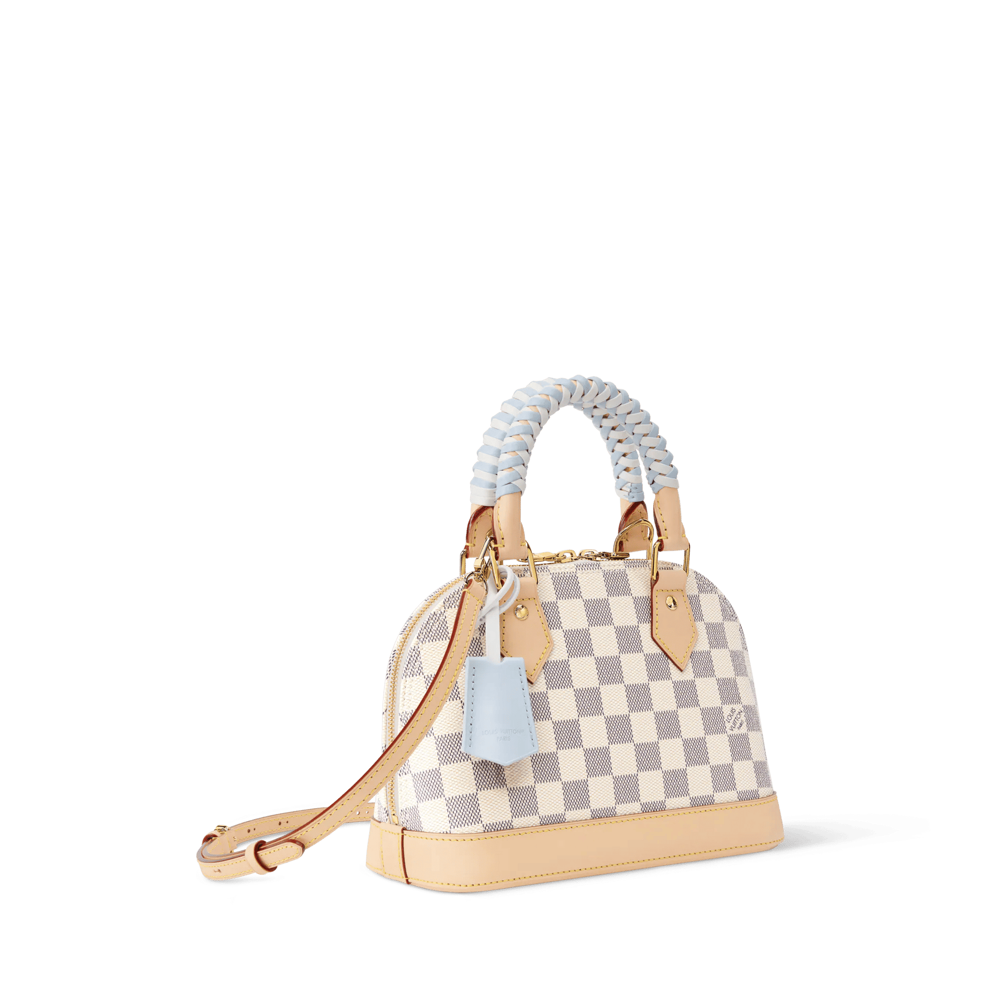 Women's Alma BB Damier Azur Bleu Olympe Coated Canvas Handbag N40902
