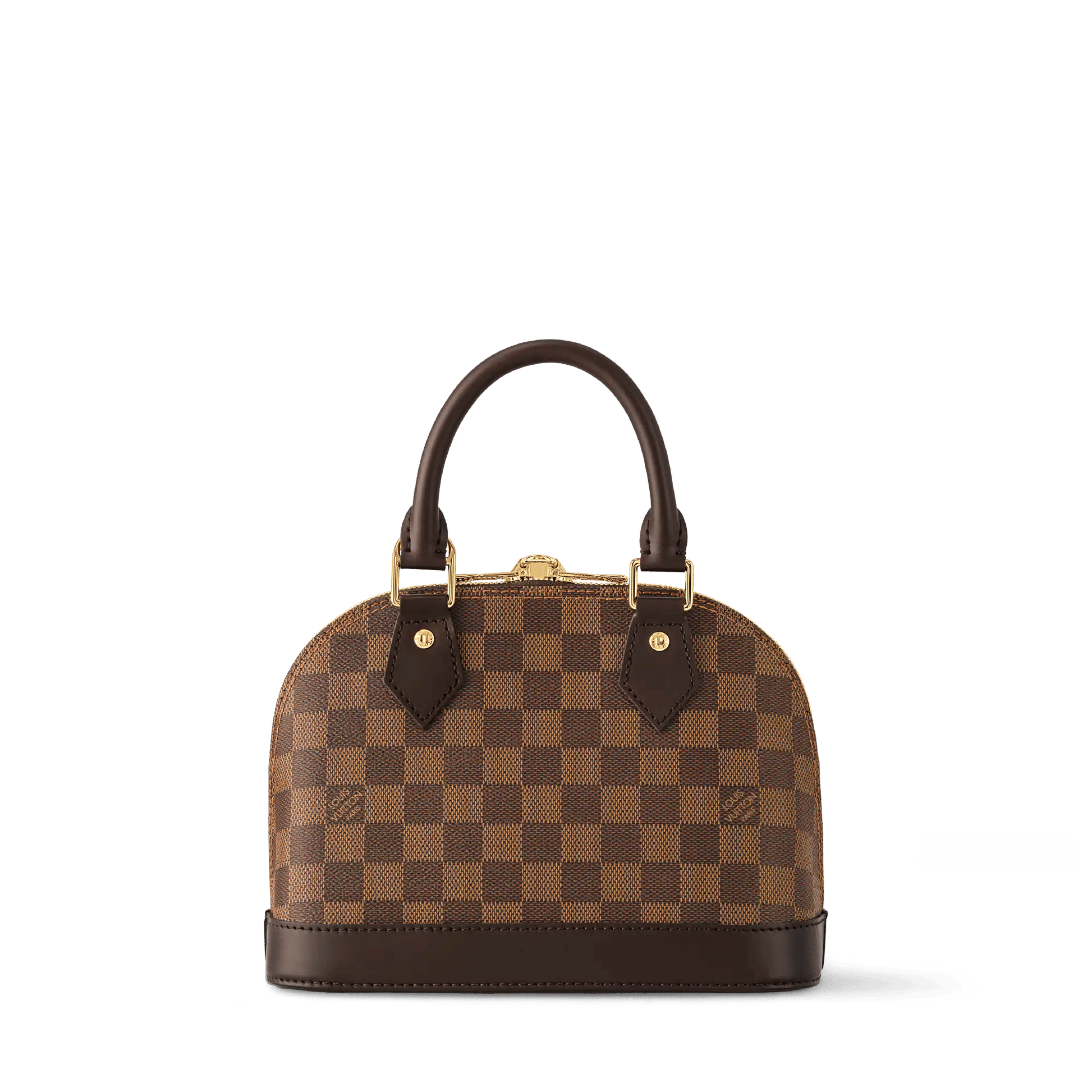 Women's Alma BB Damier Ebene Dark Chocolate Canvas Crossbody Bag