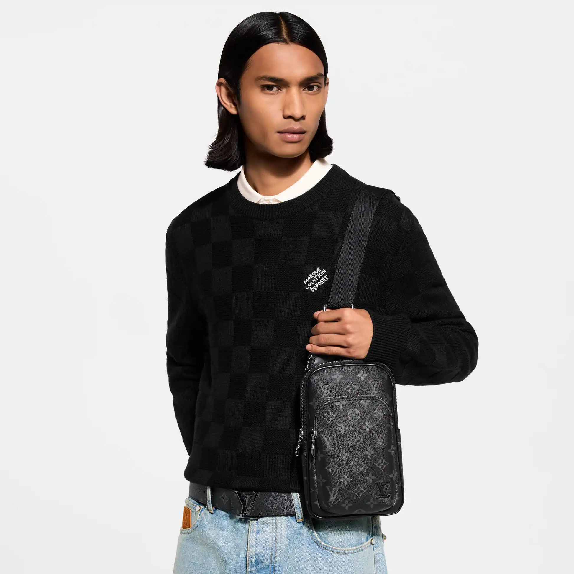 Men's Avenue Slingbag PM Monogram Eclipse