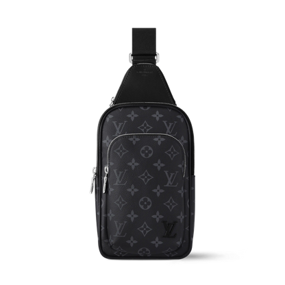 Avenue Slingbag PM Monogram Eclipse Canvas Cowhide Leather