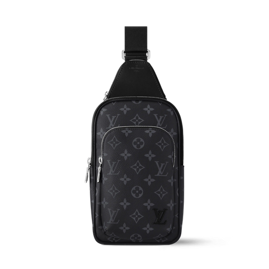 Avenue Slingbag PM Monogram Eclipse Canvas Cowhide Leather
