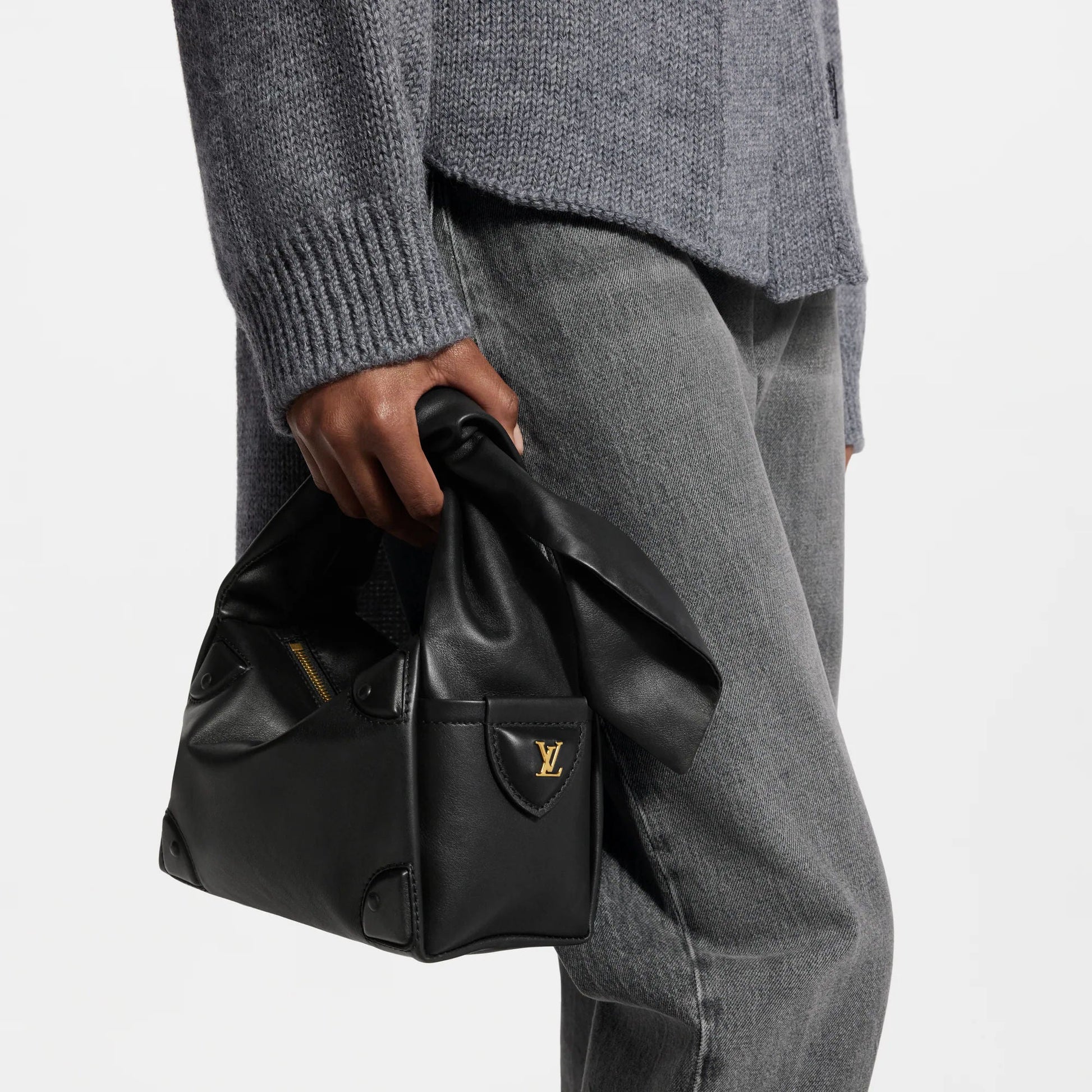 Women's Bundle Trunk Calfskin Black