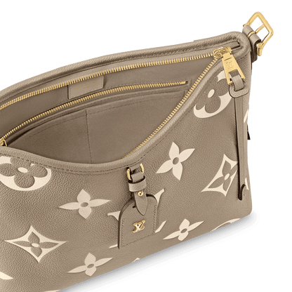 Women's CarryAll PM Bicolor Monogram Empreinte Leather Hobo Bag M47180