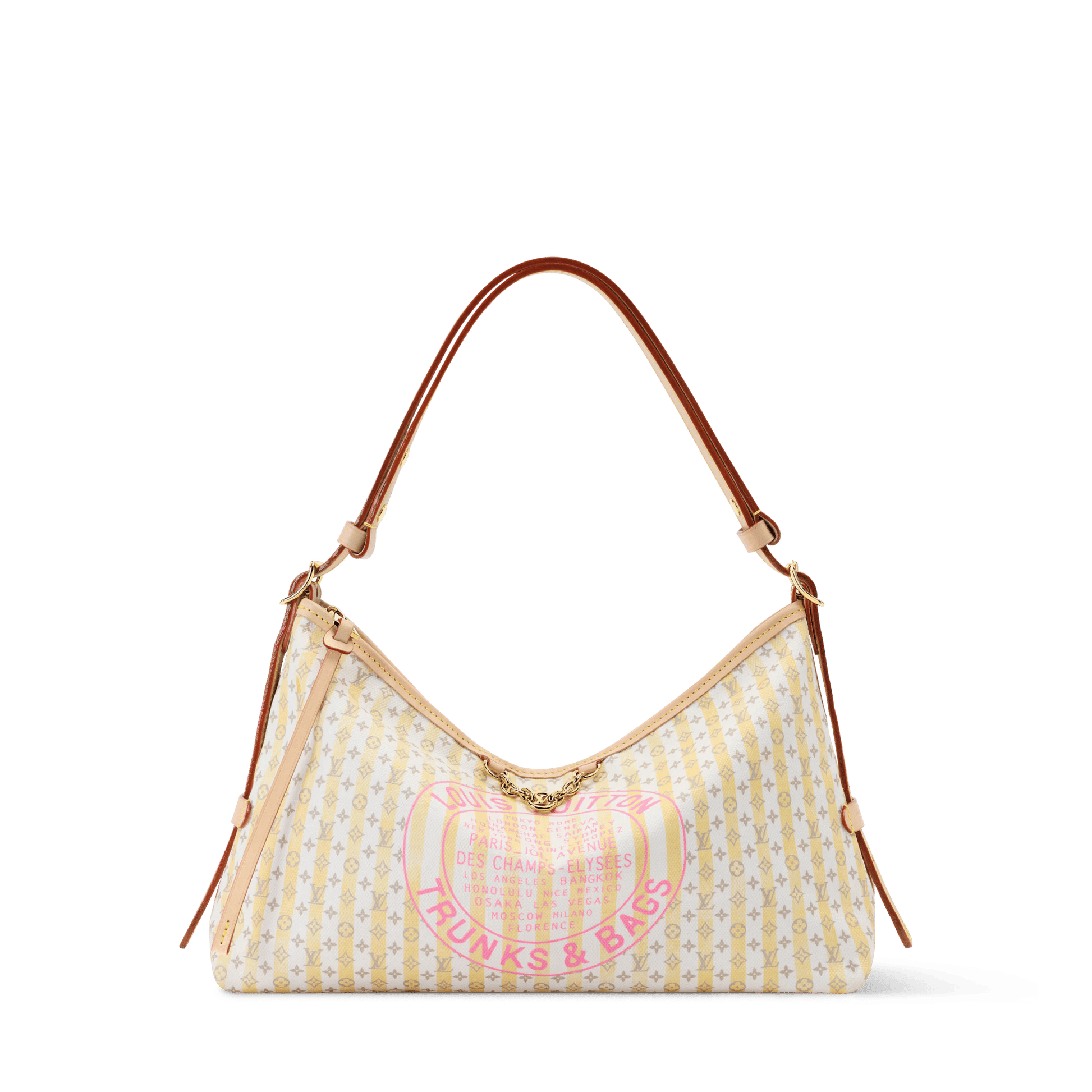 Women's Carryall East West Banana Monogram Coated Canvas Tote Bag M29139