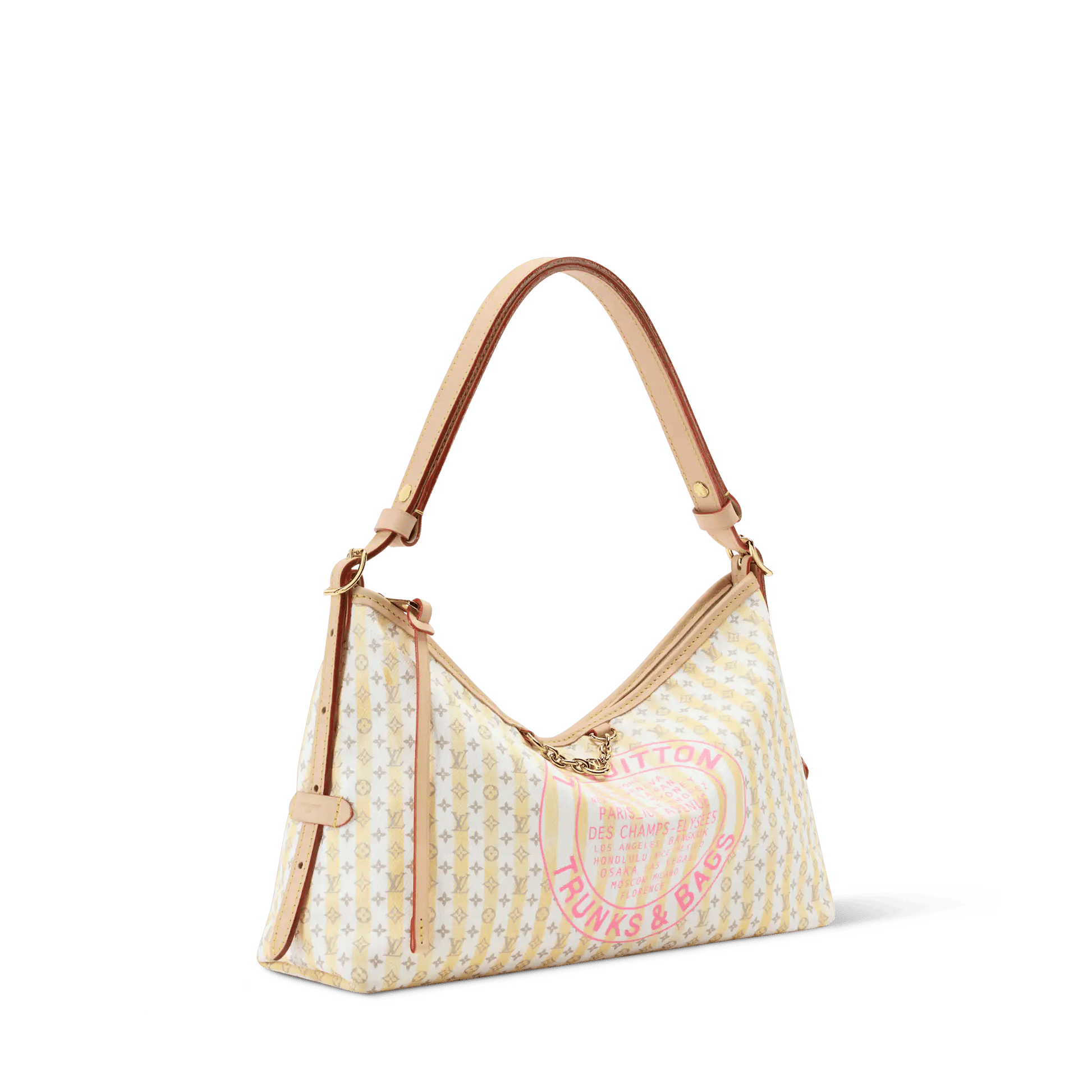 Women's Carryall East West Banana Monogram Coated Canvas Tote Bag M29139