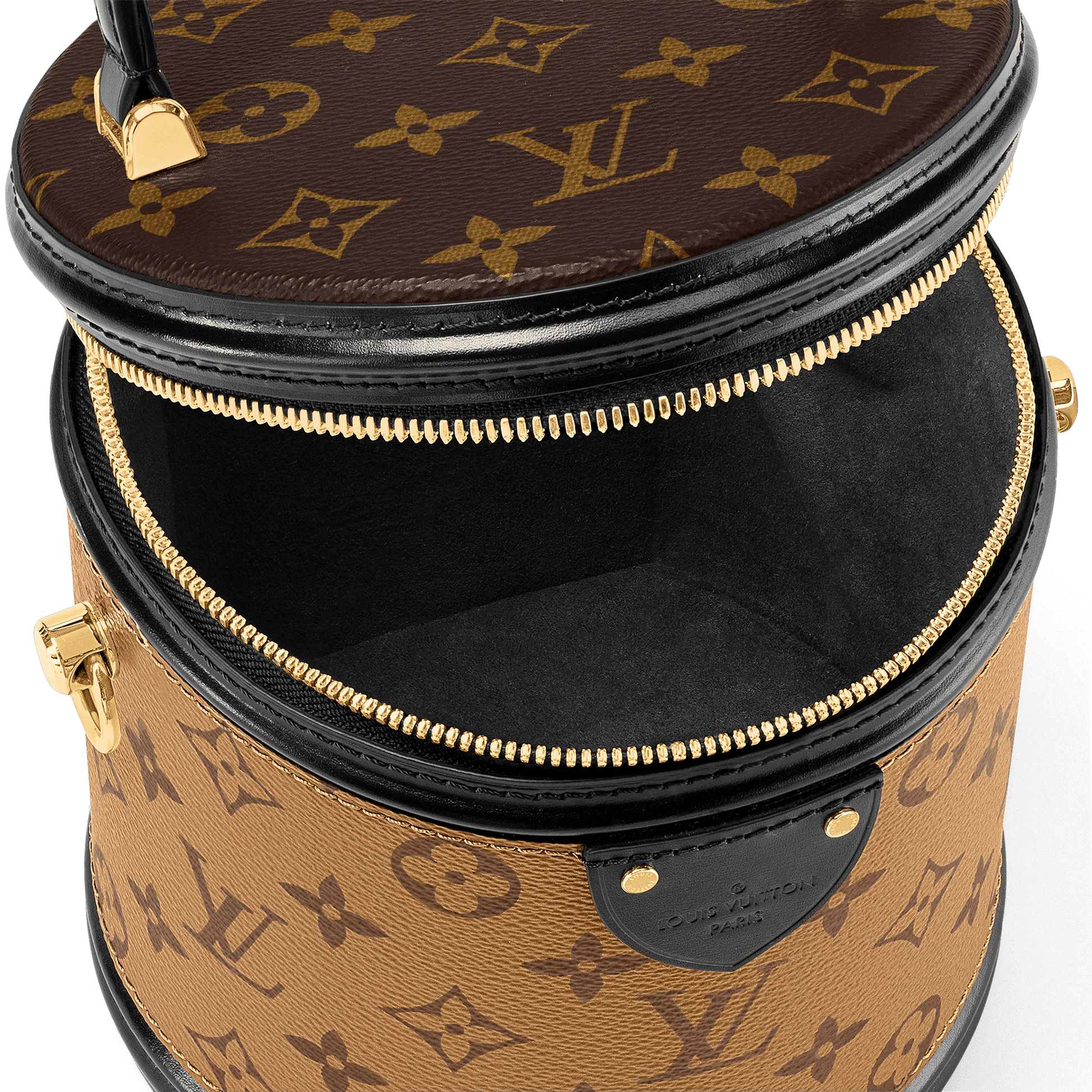 Women's Cannes Monogram Reverse Coated Canvas Shoulder Bag M43986
