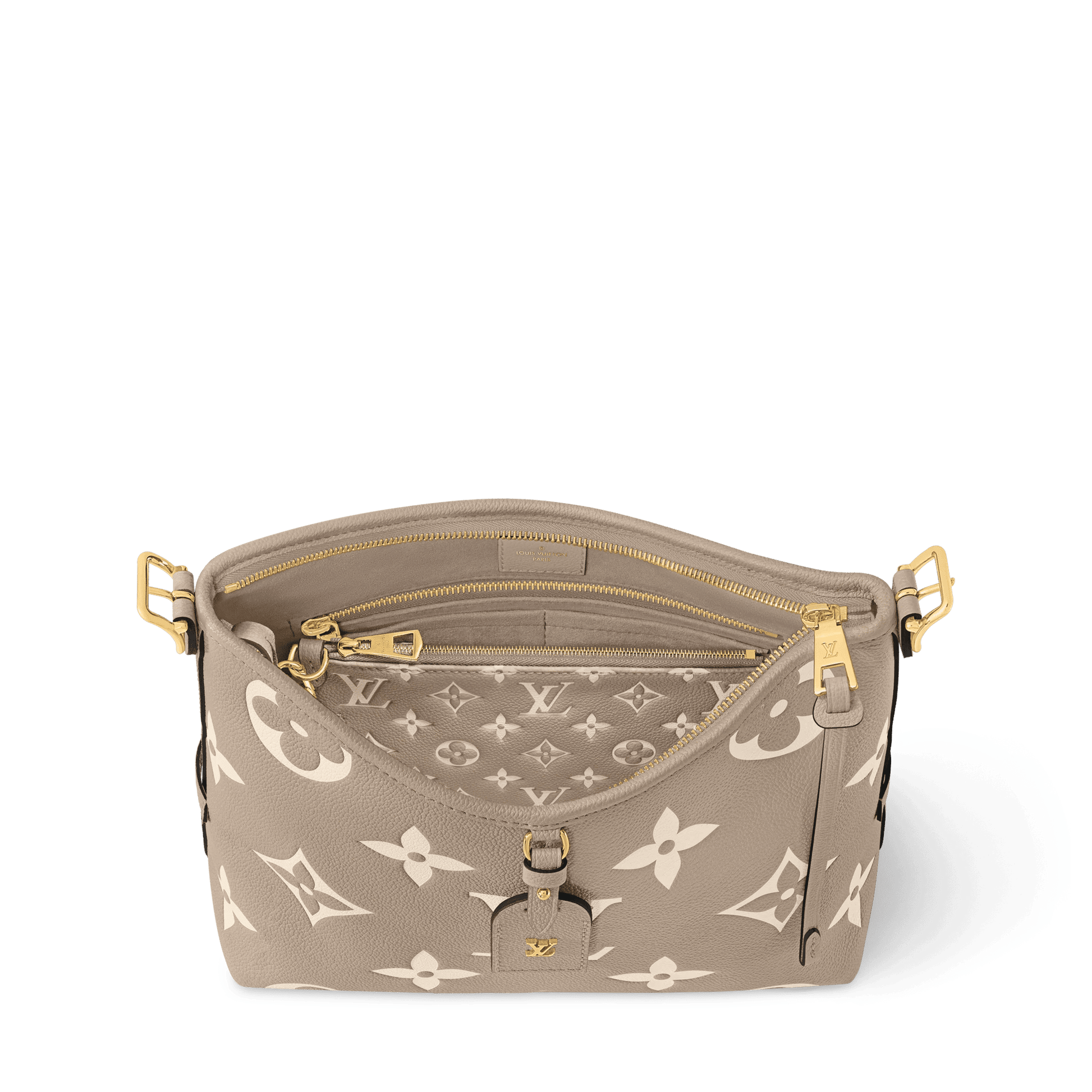 Women's CarryAll PM Bicolor Monogram Empreinte Leather Hobo Bag M47180