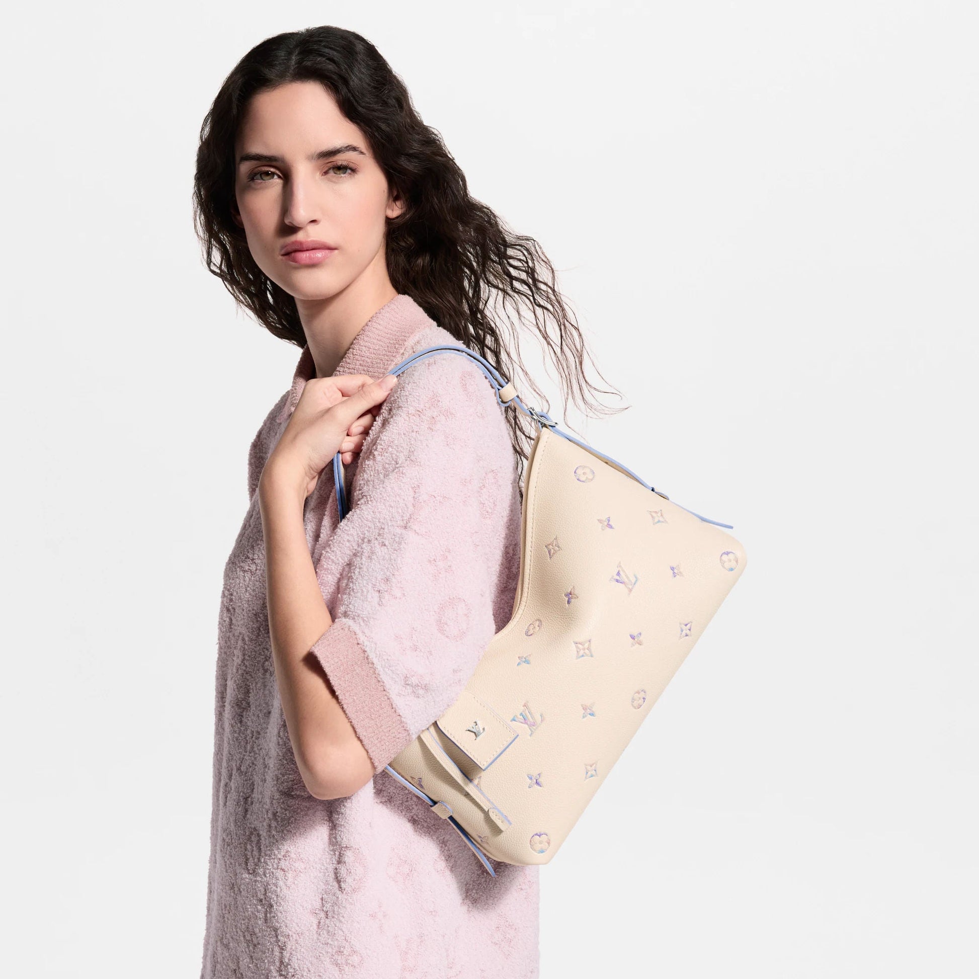 Women's CarryAll East-West Monogram Empreinte Link Quartz Tote Bag
