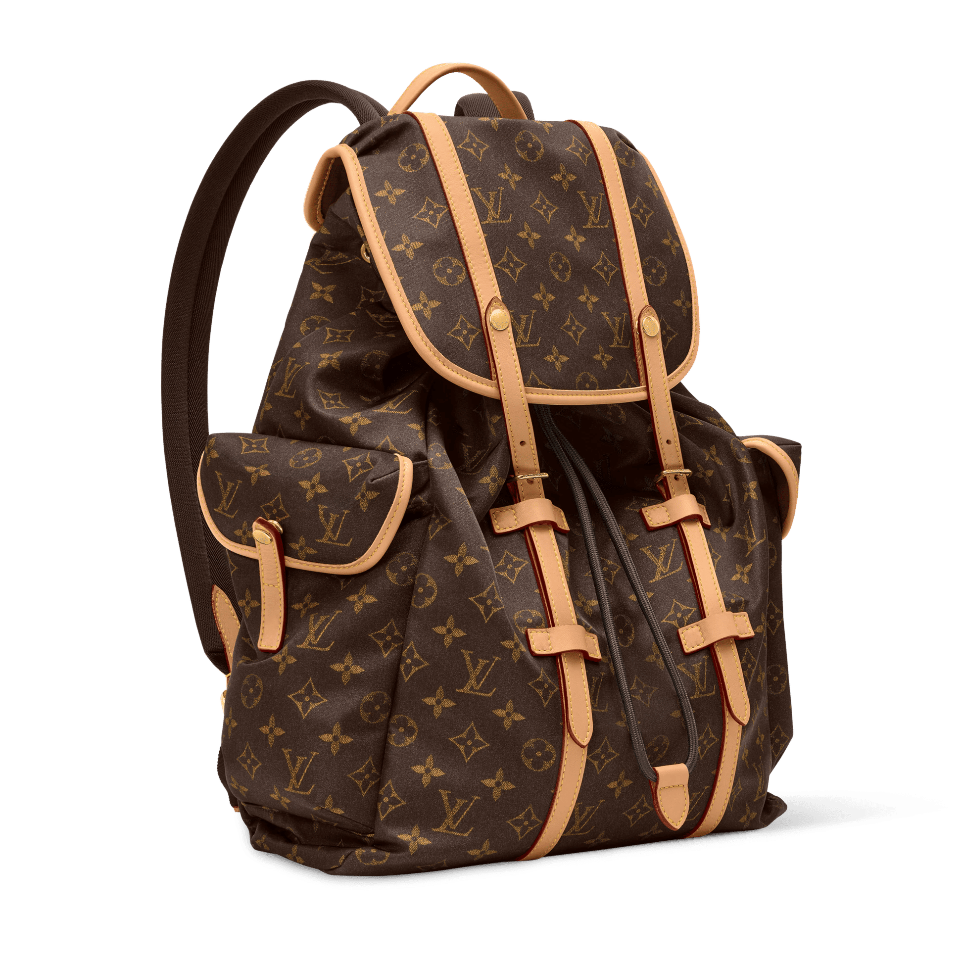 Christopher East West MM Monogram Silk Tech Gold-Toned Hardware