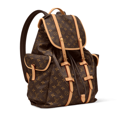 Christopher East West MM Monogram Silk Tech Gold-Toned Hardware