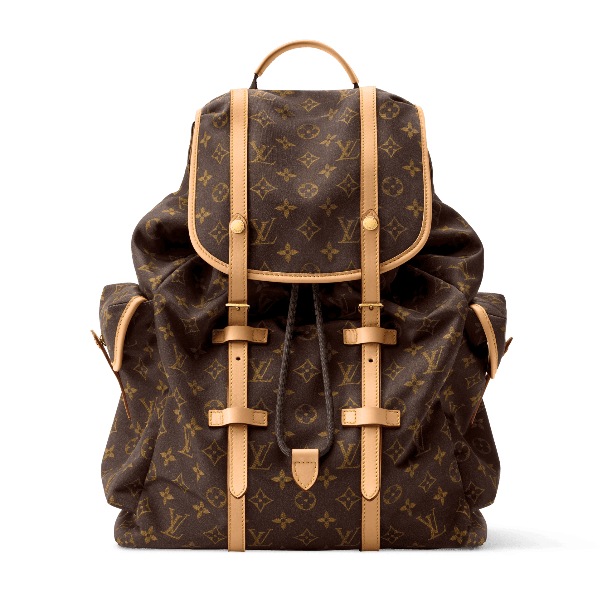 Christopher East West MM Monogram Silk Tech Gold-Toned Hardware