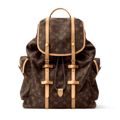 Christopher East West MM Monogram Silk Tech Gold-Toned Hardware