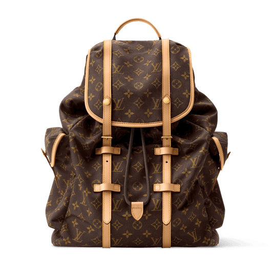 Christopher East West MM Monogram Silk Tech Gold-Toned Hardware