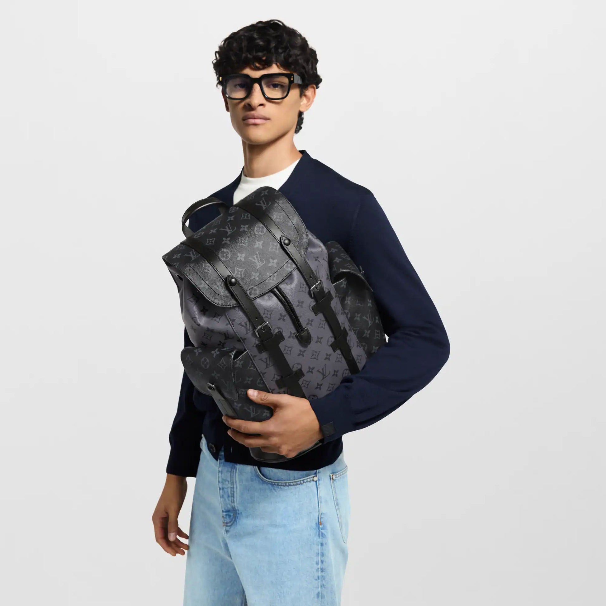 Men's Christopher MM Backpack Monogram Eclipse