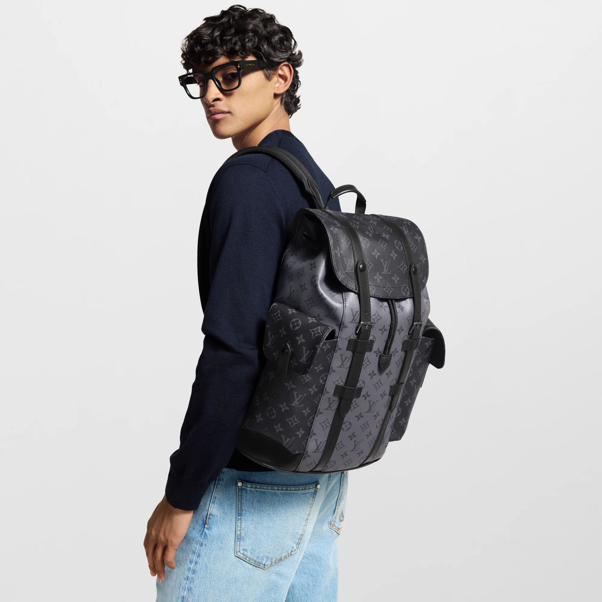 Men's Christopher MM Backpack Monogram Eclipse