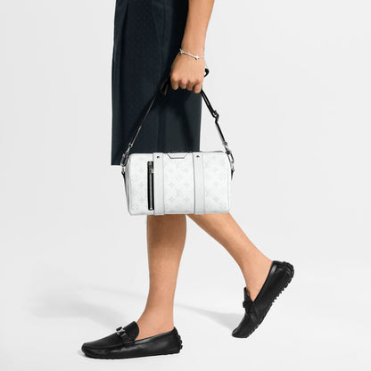 Men's City Keepall Bag Monogram Taigarama