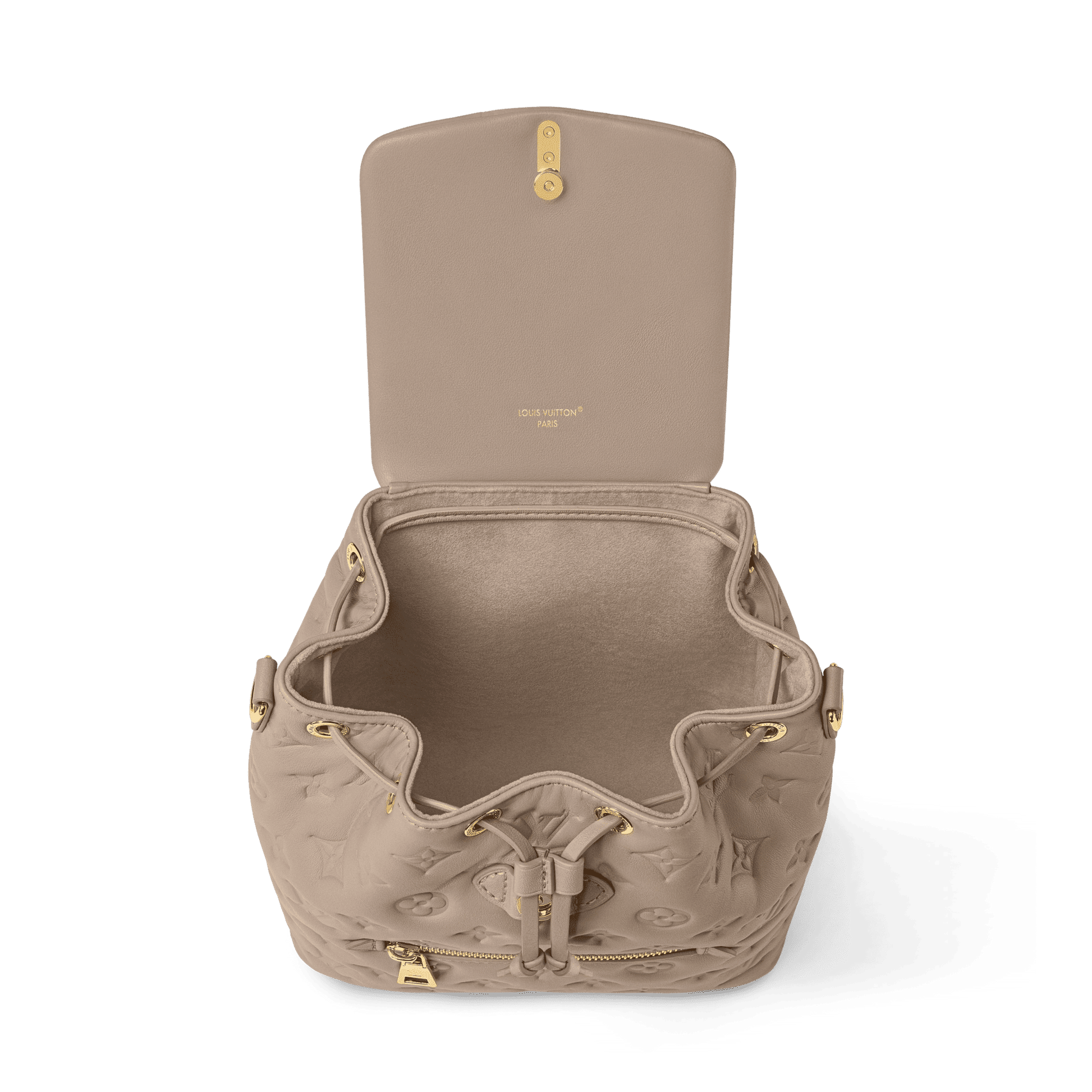 Women's Coussin Backpack PM Monogram Embossed Lambskin Leather Backpack M13358
