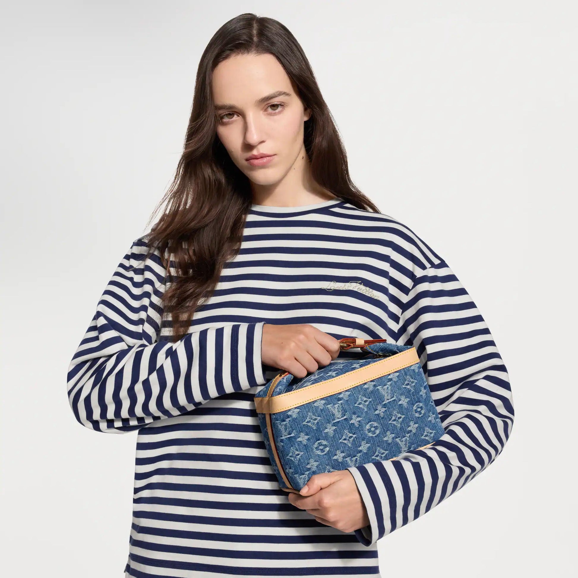 Cruiser Toiletry Bag Monogram Denim M27945