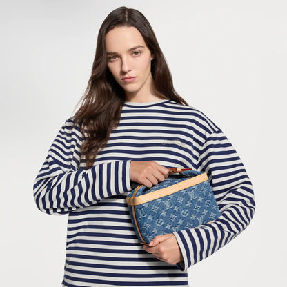 Cruiser Toiletry Bag Monogram Denim M27945