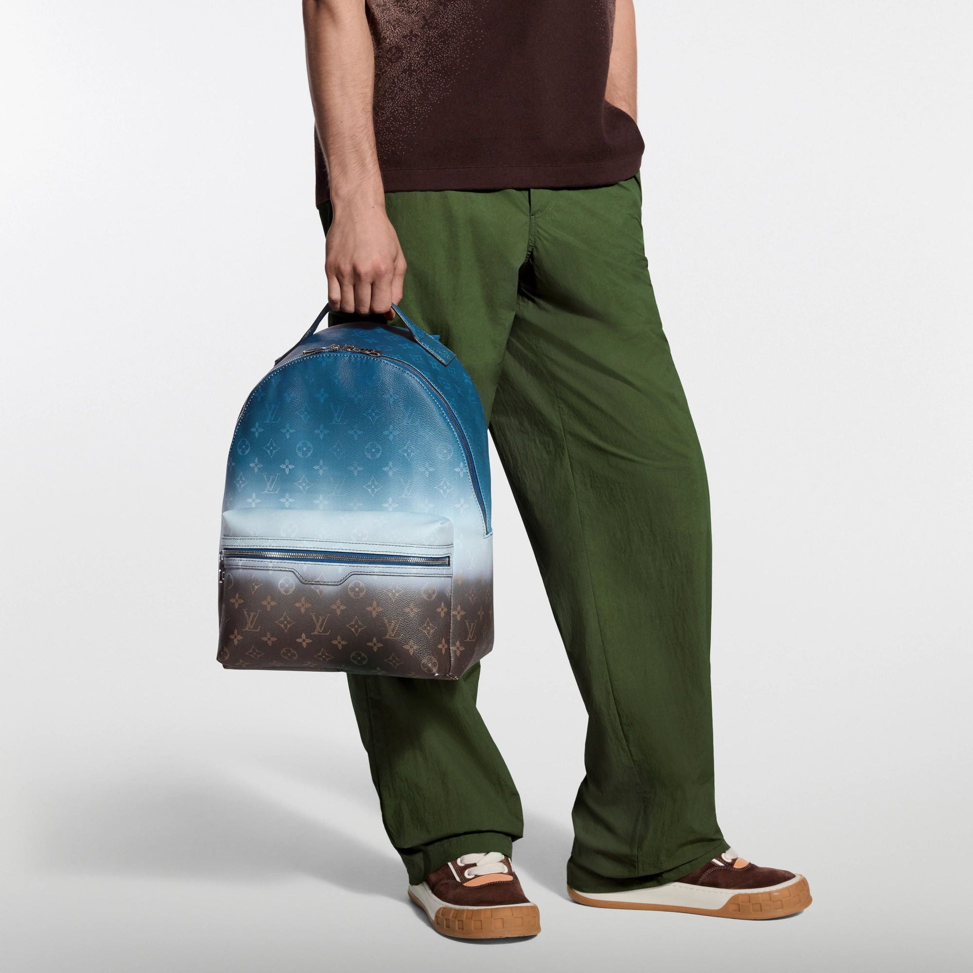 Men's Discovery Backpack PM Monogram Pigment Blue