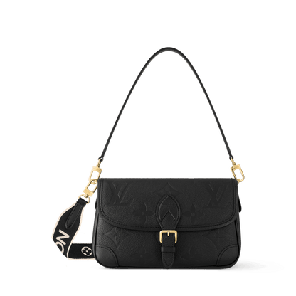 Women's Diane Monogram Empreinte Leather Satchel