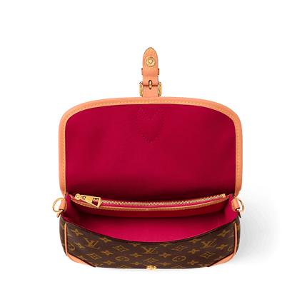 Women's Diane Monogram Fuchsia Satchel