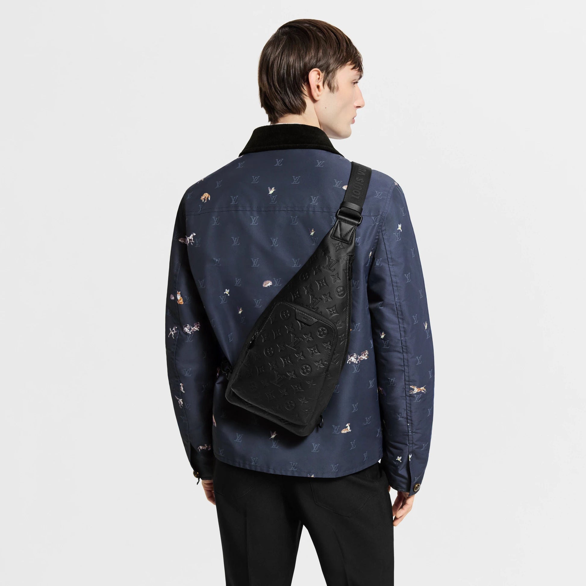 Men's Duo Slingbag Monogram Shadow