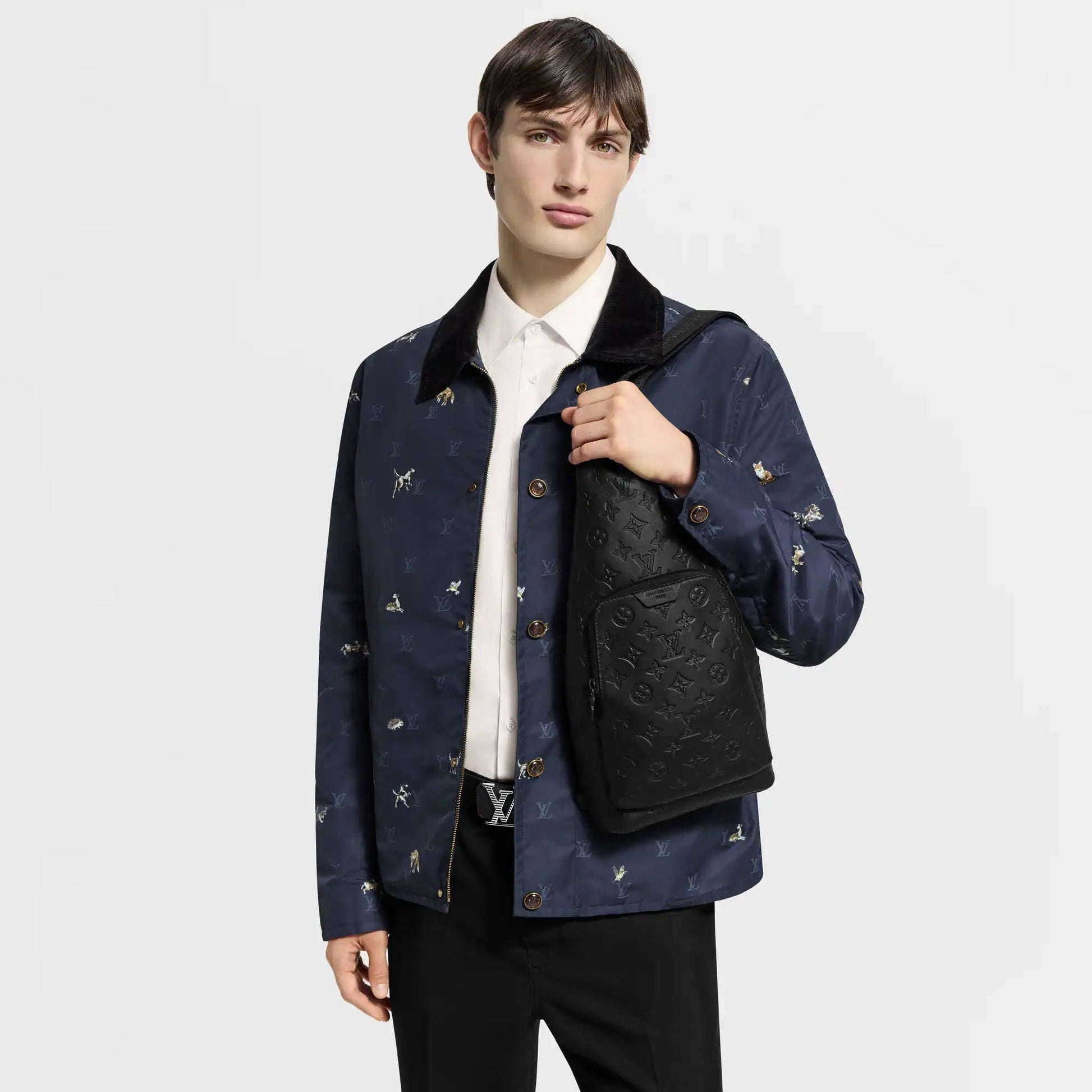 Men's Duo Slingbag Monogram Shadow