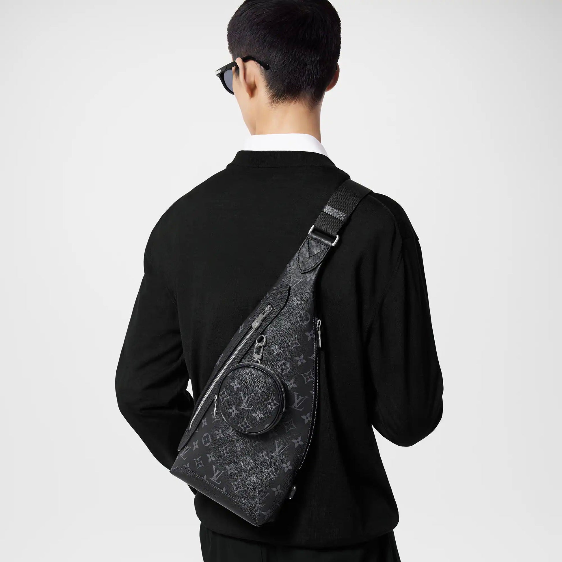 Men's Duo Slingbag Monogram Black