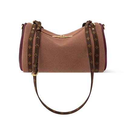 Women's Express PM Suede Monogram Rosewood Shoulder Bag