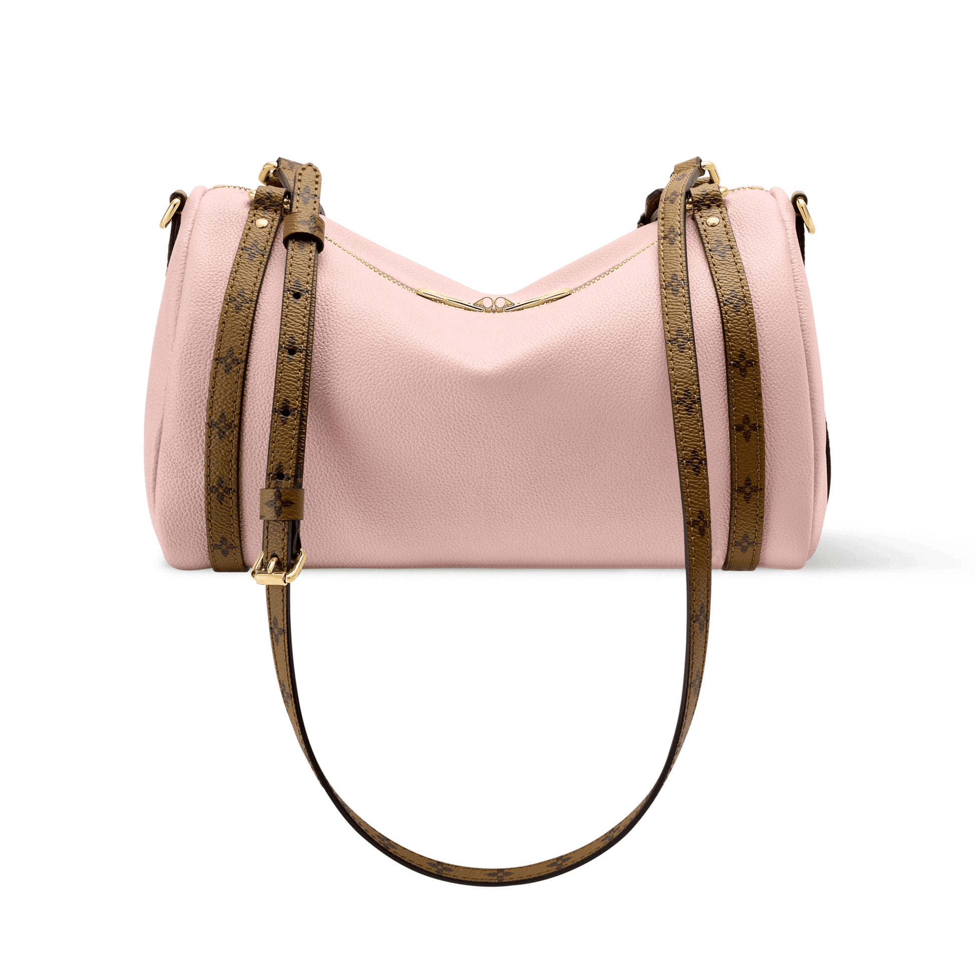 Women's Express PM Petal Pink Calfskin Shoulder Bag