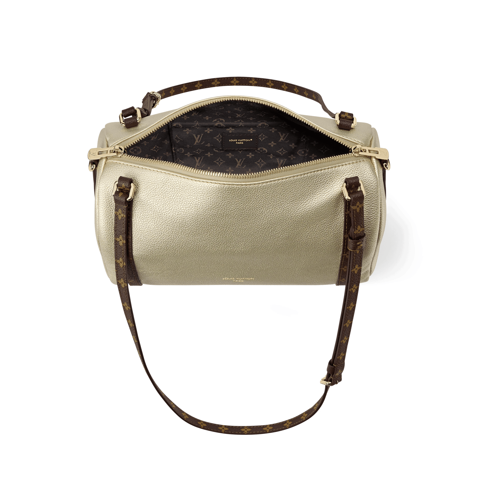 Women's Express PM Platinum Grained Calfskin Tote Bag