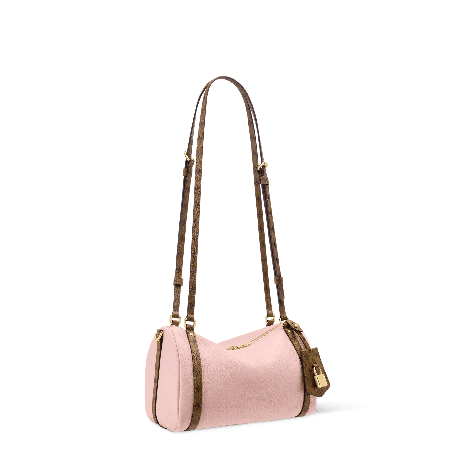 Women's Express PM Petal Pink Calfskin Shoulder Bag