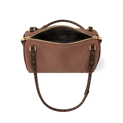 Women's Express PM Suede Monogram Rosewood Shoulder Bag