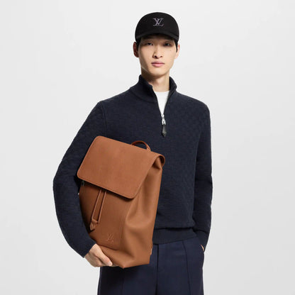 Men's Fastline Backpack Waxy Calfskin Tan