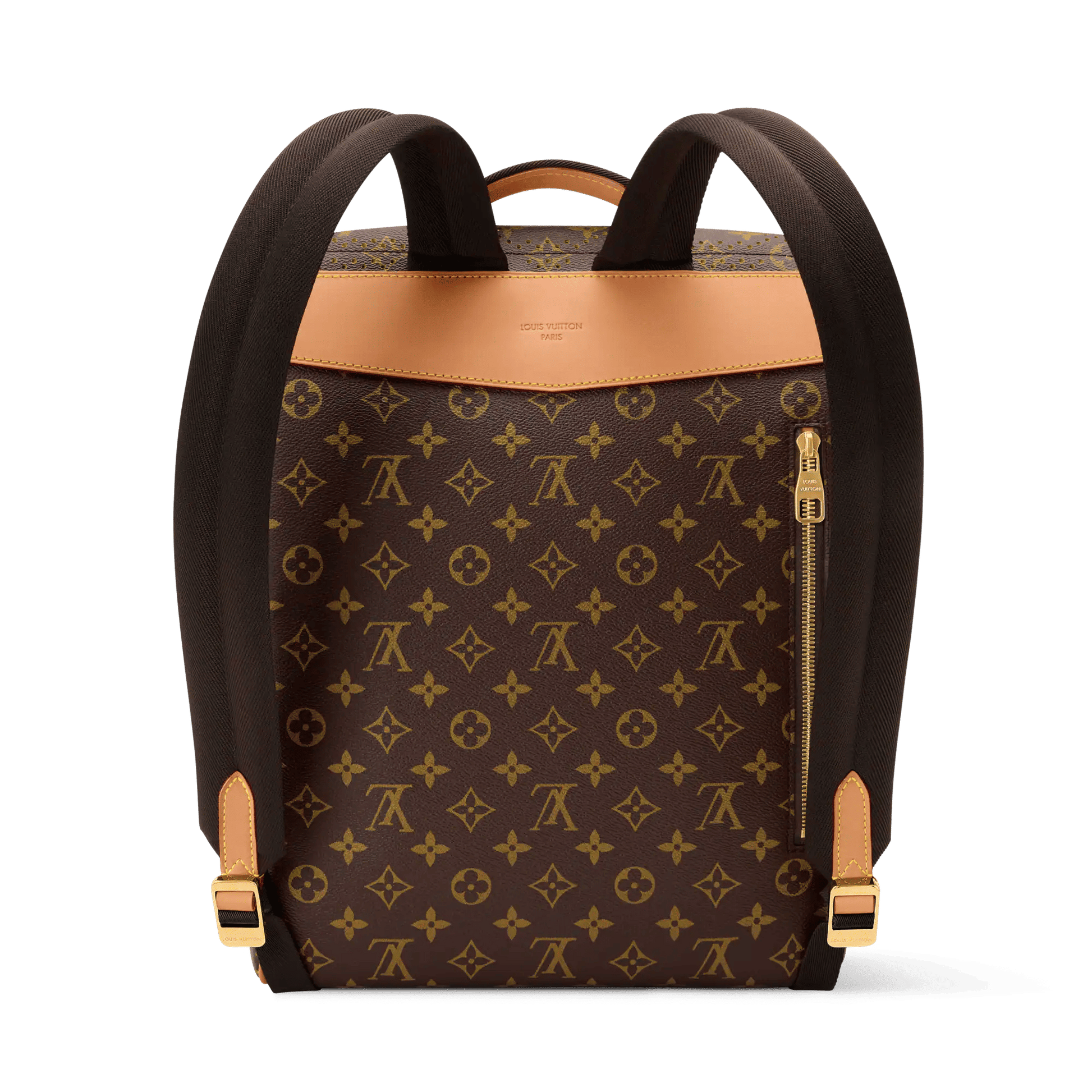 Men's Flaneur Backpack Monogram Grid Jaune Mat
